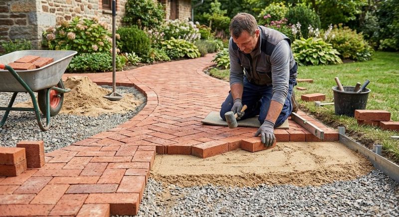 Brick Landscaping Installation in Stamford, CT