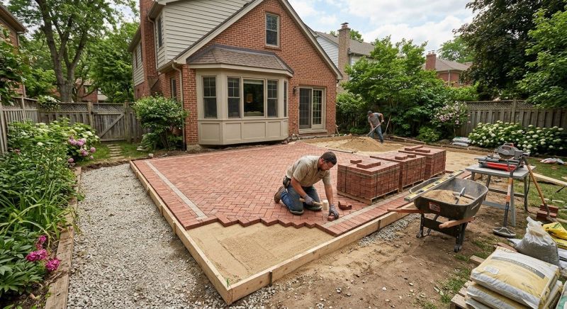 Brick Landscaping Installation in Stamford, CT