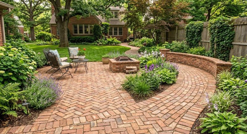 Brick Landscaping Installation in Worcester, MA