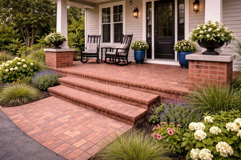 Brick Porch Installation in West Hartford, CT