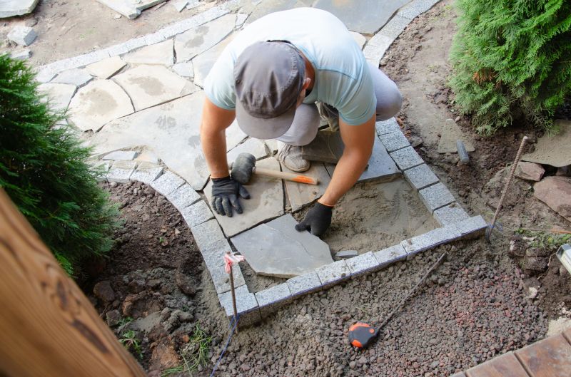 Stone Edging Installation in Fairfield County, CT